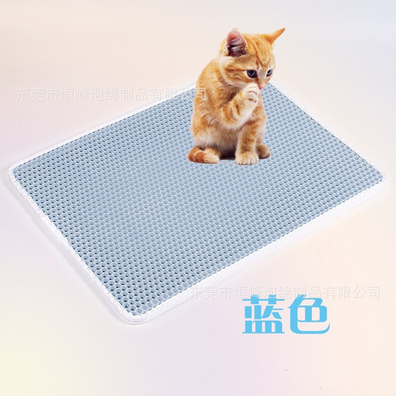 猫砂垫防带出防滑防外溅折叠控砂宠物垫子蜂窝防水eva猫砂垫-阿里巴巴