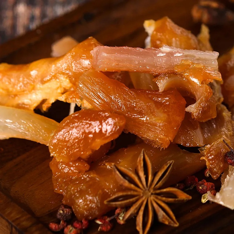 内蒙古牛蹄筋即食零食麻辣酱卤味小吃熟牛肉干牛板筋熟食香辣批发