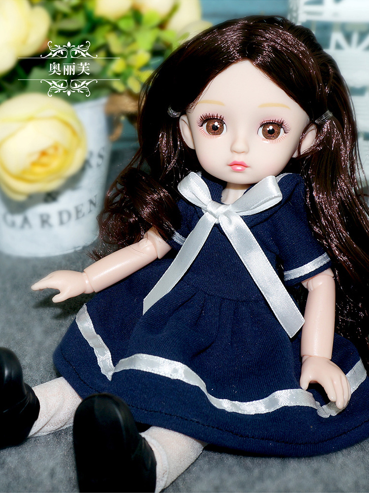 厂家直供 微商热售 阿鲁哈1/6分bjd洋娃娃套装仿真女孩玩具批发