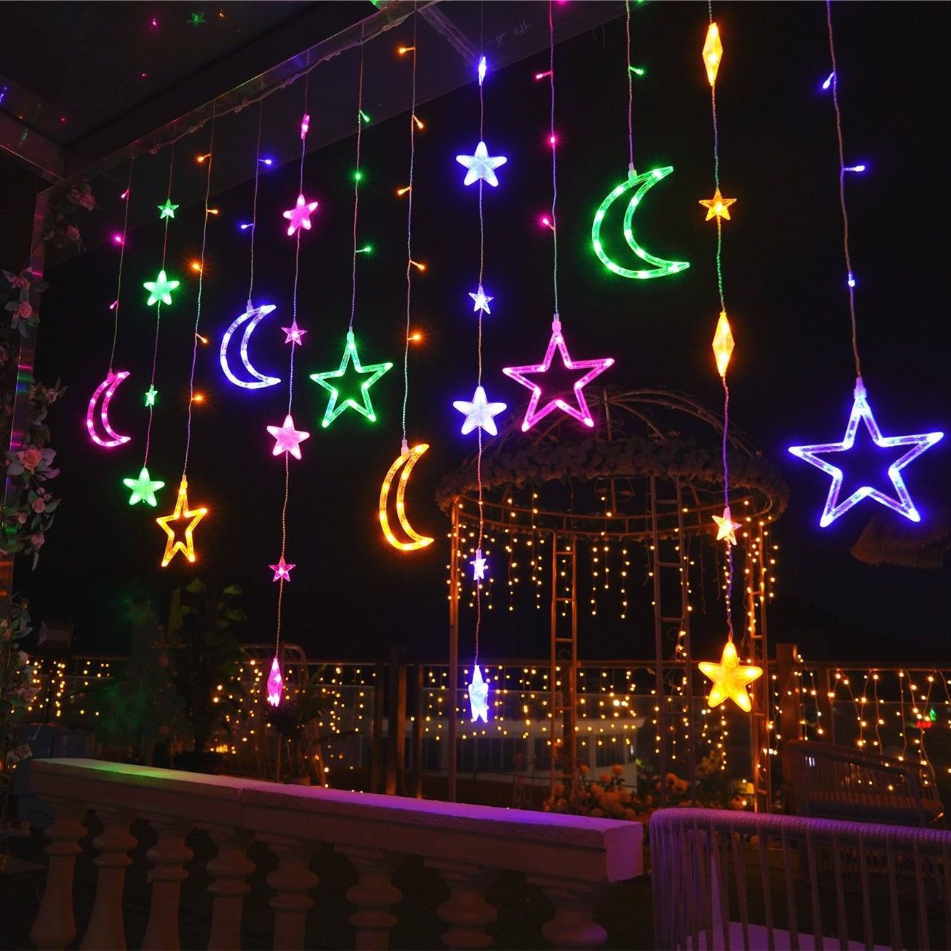 led星星灯少女心房间装饰灯网红灯卧室装饰布置春节彩灯闪灯串灯