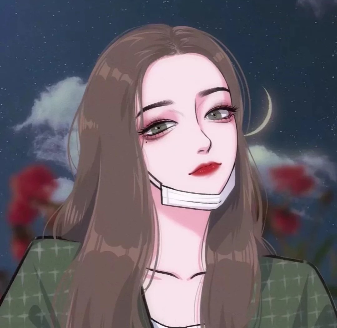 富江手绘头像真人照片转手绘卡通插画漫画设计代素描礼品生日