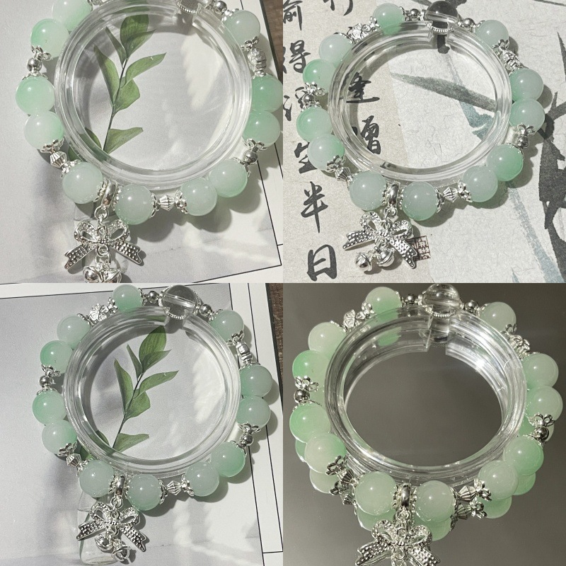 小红书爆款蝴蝶结手链女中式超仙蝴蝶结古风手串百搭学生闺蜜手链