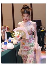 新款订婚轻奢敬酒服感宴会连衣裙新娘晨袍晚礼服结婚高级2024小众