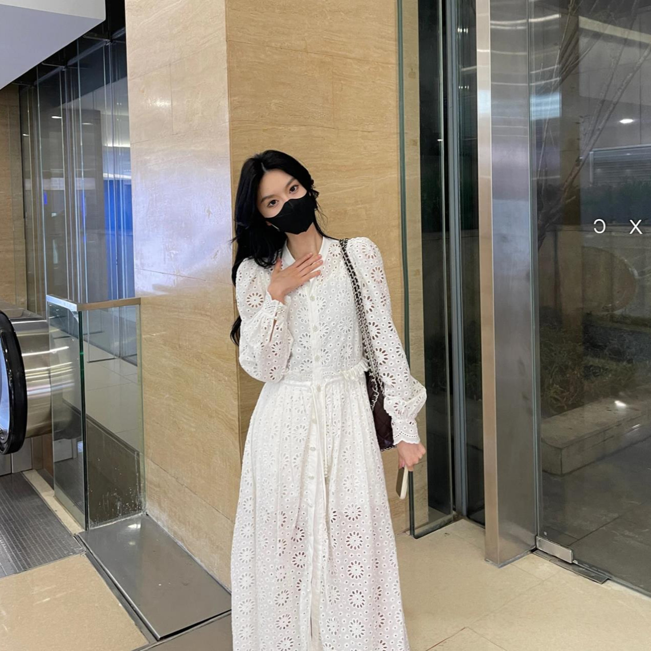 liixu新款显瘦法式连衣裙两件套刺绣仙气高档复古裙子女-阿里巴巴