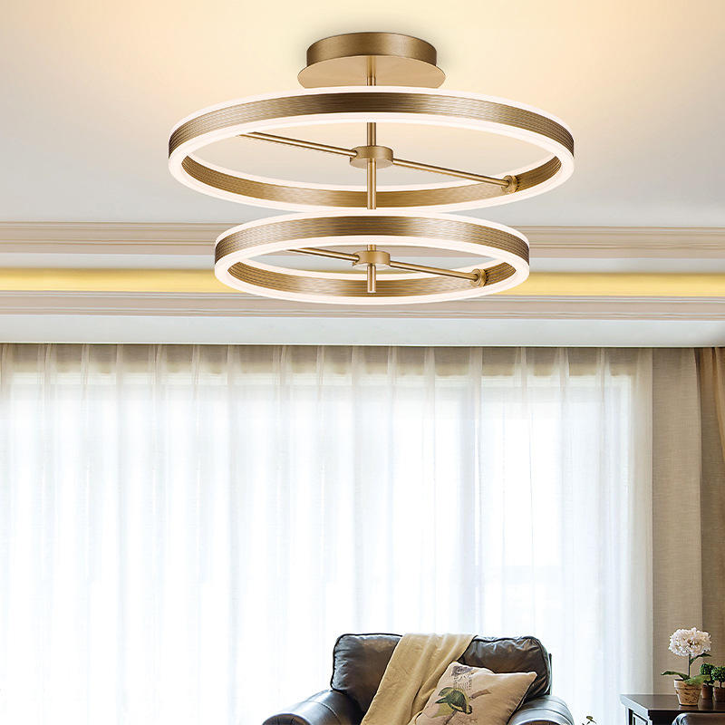 轻奢风格创意吊灯简约现代大气家用客厅餐厅个性卧室灯新款大灯具