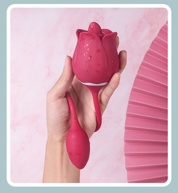 斯汉德玫瑰振动器女人自慰器性用品女用电动舌头夫妻用品情趣跳蛋