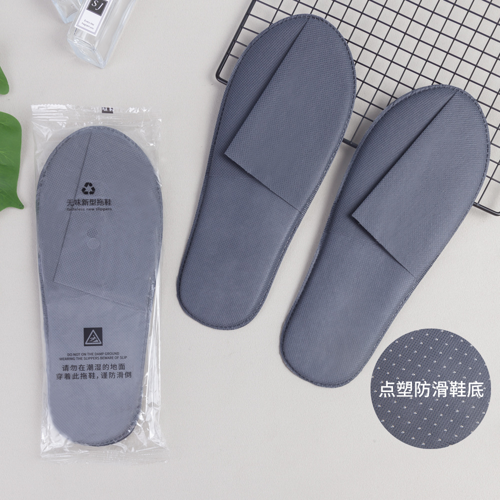 100 Double Five-Star Hotel Special Disposable Slippers Hotel Hospitality Beauty Salon Non-Slip Slippers Wholesale