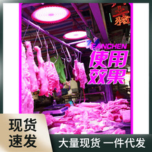 新款led猪肉生鲜灯熟食卤菜灯照鲜肉灯市场冰鲜水果省电红光