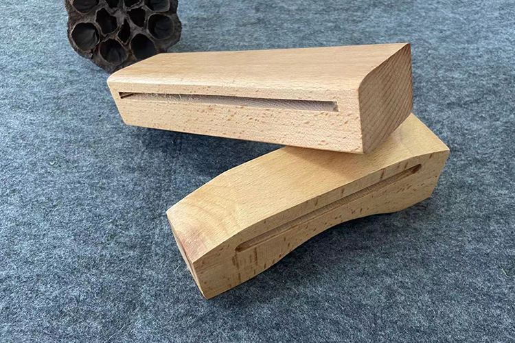 枣木戏曲高低音梆子木鱼打击乐器方梆子高低音木鱼中音低音邦子