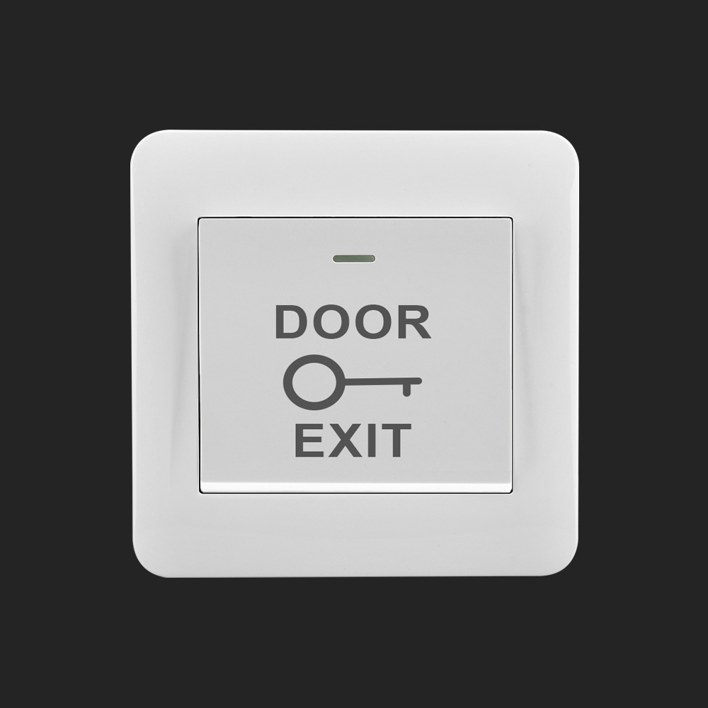 酒店别墅公寓86型墙壁电子门控开关出门开门门禁自动复位按钮面板