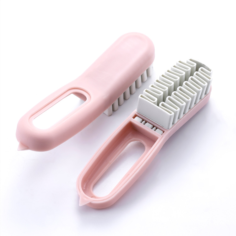 Suede Rubber Shoes Shoe Brush Cleaning Suede Groove Gap Brushes Tail Knife Soft Fur Shoe Polishing Special Shoe Brush