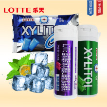 韩国进口lotte乐天木糖醇口香糖无糖薄荷糖清新口气清凉糖果