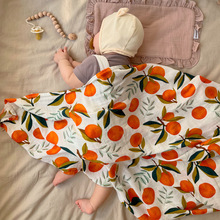 A类春夏竹棉婴儿襁褓包被 新生儿宝宝浴巾包巾盖毯 纱布儿童抱被