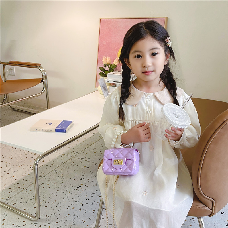 2024 New Cross-Border Hot Selling Gel Bag Portable Mini Bag Children's Small Bag Net Red Girl Cute Small Satchel