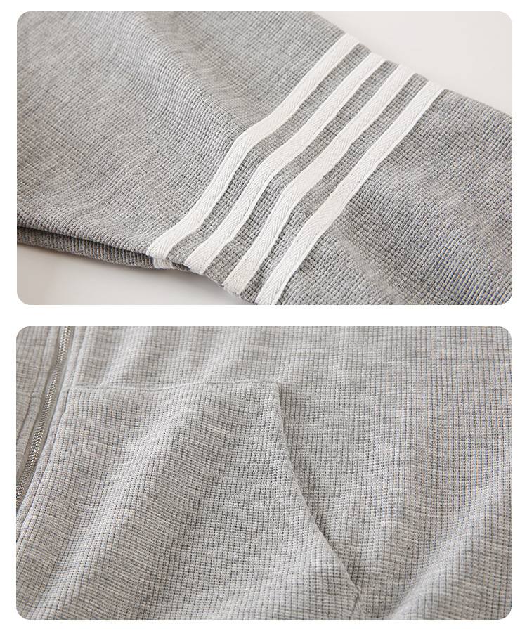 2021秋季新款大码女装200斤胖mm显瘦大码休闲连帽运动外套320827