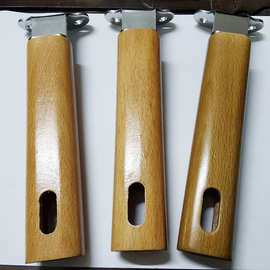 二孔汤锅木手柄短款 汤锅煮面小奶锅替换木把雪平锅配件木手柄