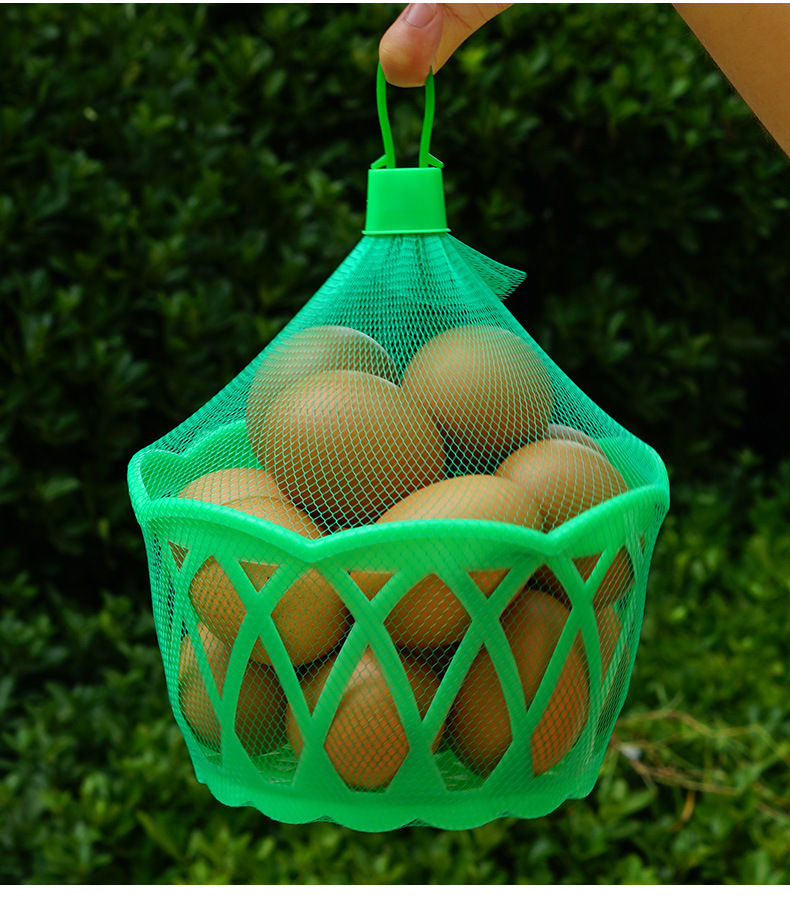 厂家批发鸡蛋框塑料篮子网兜袋厂家直销批发 塑料篮子 鸡蛋蓝子