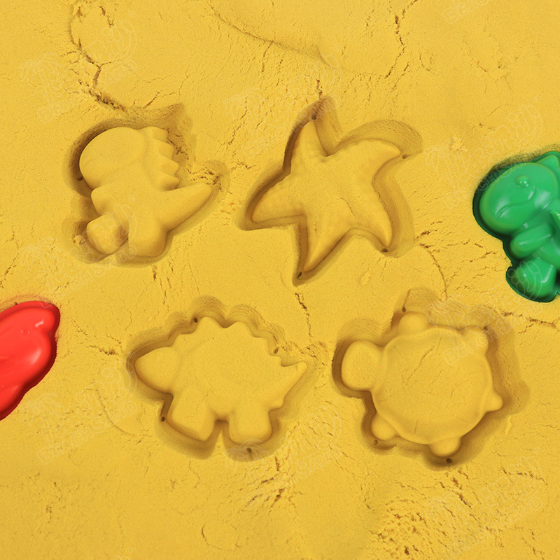 儿童玩具彩沙粘土彩泥橡皮泥海滩沙太空玩具沙模具套装批发星空沙