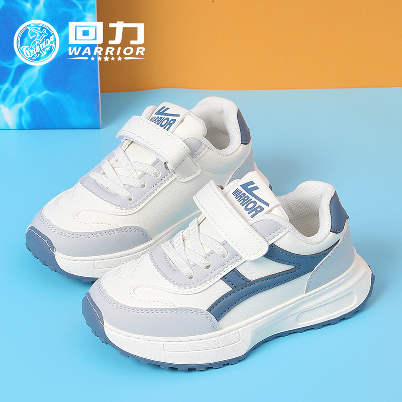 Warrior Children's Shoes Children's Breathable Sneakers 2024 Spring New Boys Authentic Running Shoes Girls Soft Bottom Shoes