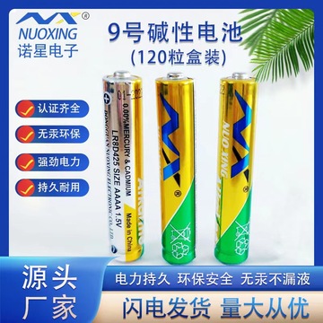 nx lr8d425环保碱性9号电池 激光笔翻页笔aaaa电池 有msds sgs