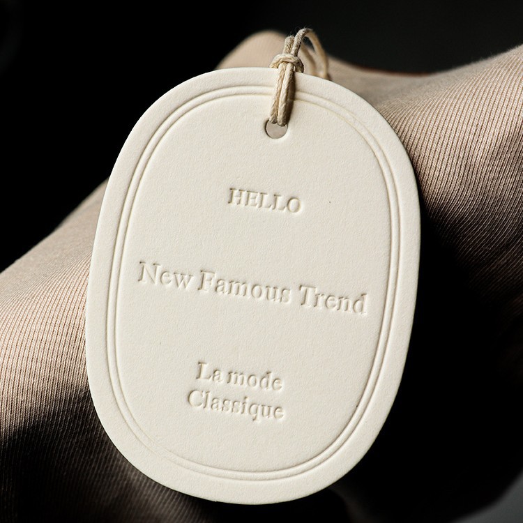 定制服装吊牌标签制品厂男女装商标制作印刷小卡片吊卡纸质