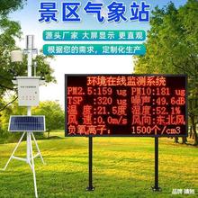 负氧离子监测气象站景区公园空气质量检测仪生态环境在线监测系统