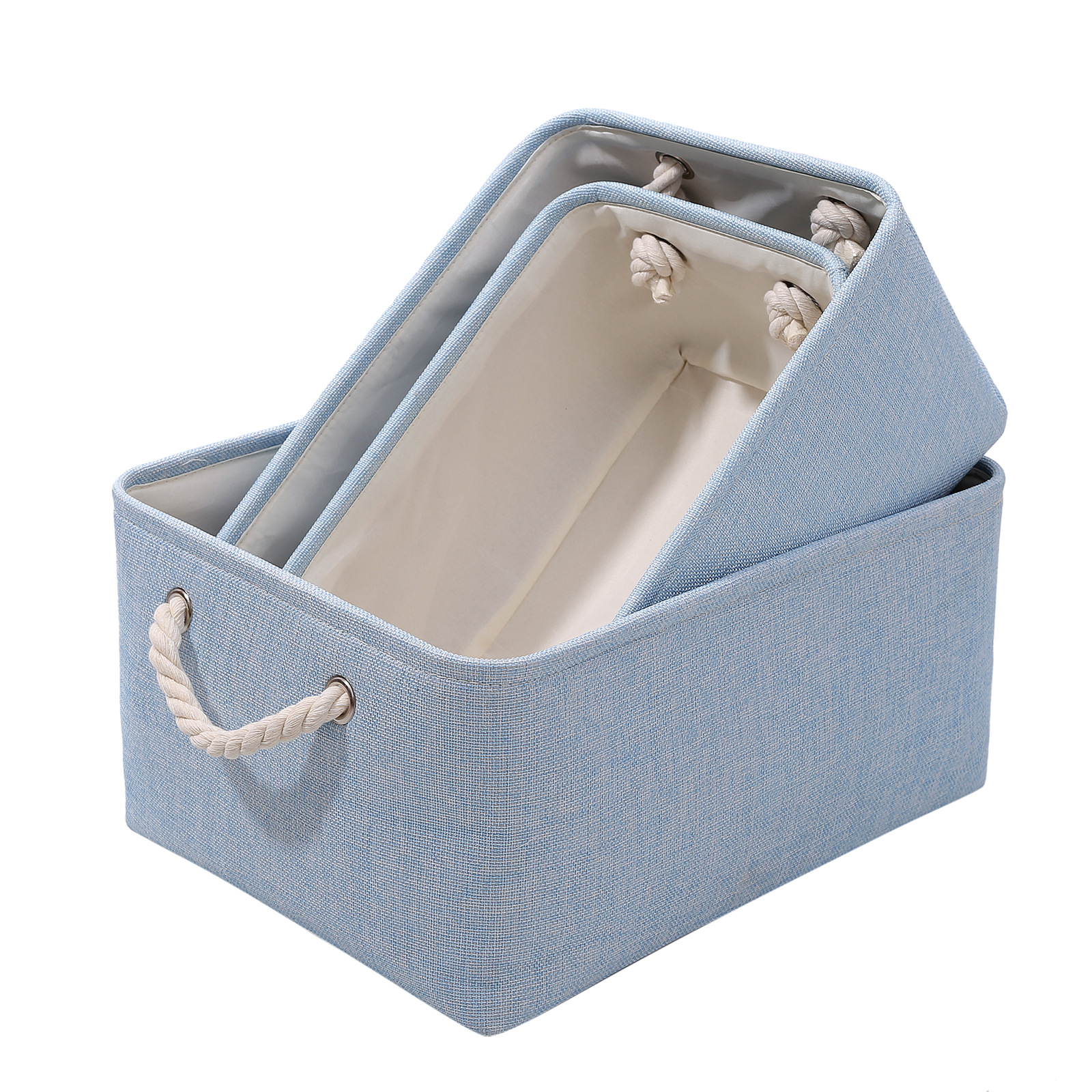 Cotton and Linen Storage Box Buggy Bag Storage Box Storage Basket Storage Basket Storage Cabinet Storage Basket