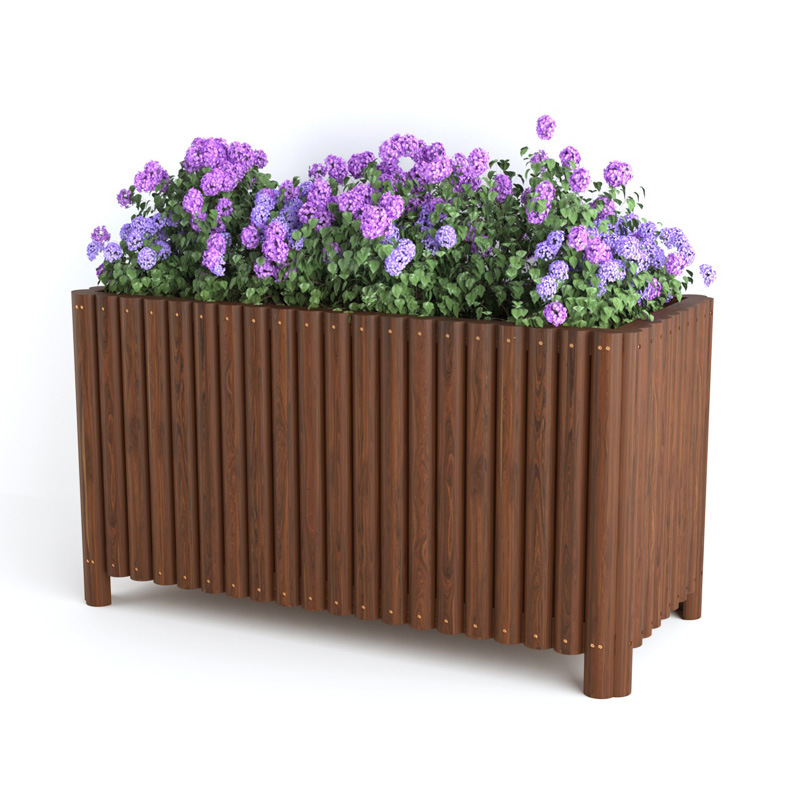 户外防腐木花盆长方形阳台种菜盆花池园林工程花箱种植号包邮