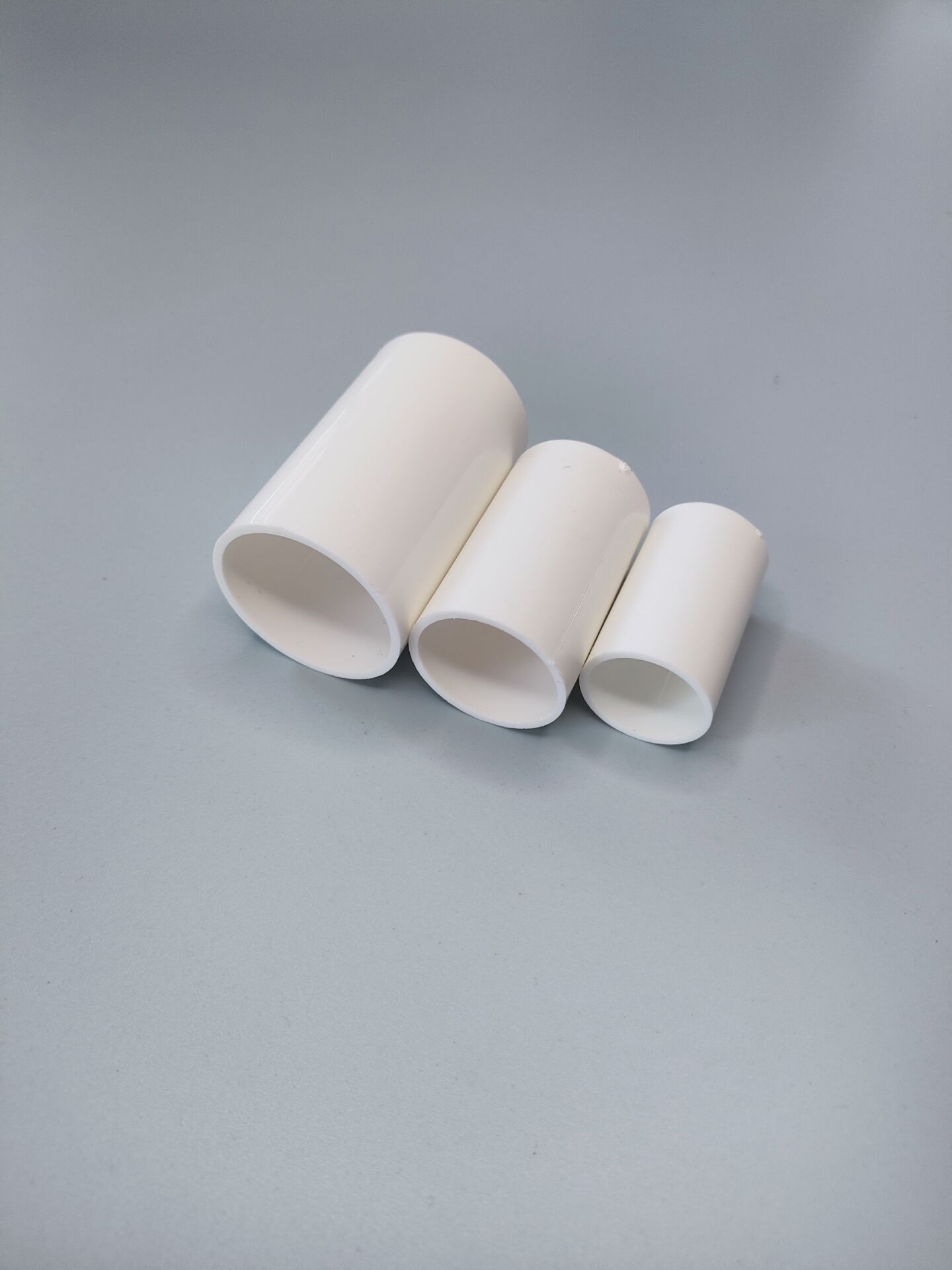 pvc电工套管线管直接头连接件  20 25 32电工直接线直白色