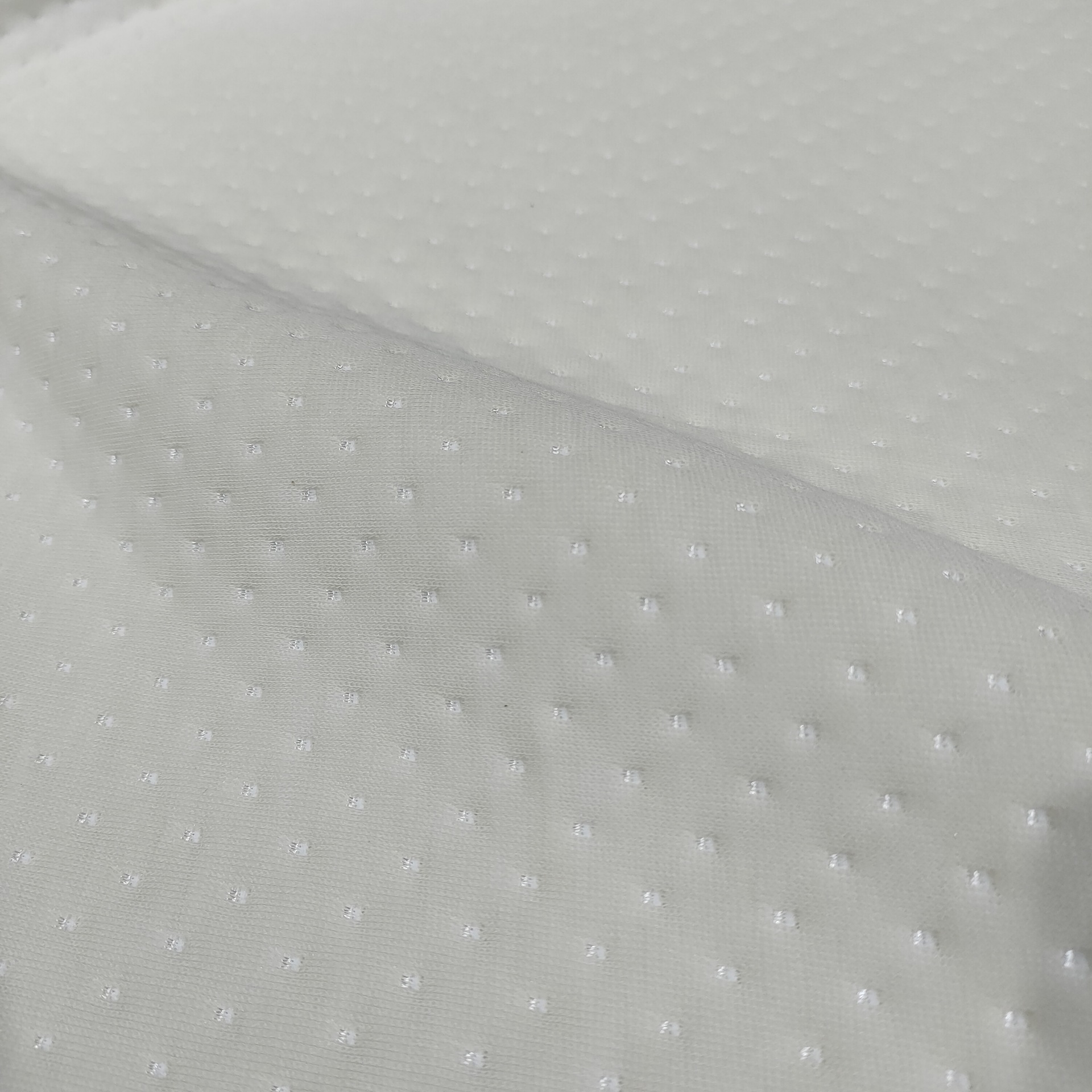 艾草纤维空气层针织布 床垫面料 席梦思床垫布 提花乳胶枕套面料