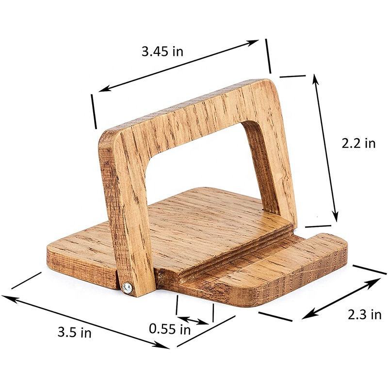 Wooden Phone Bracket Home Office Desk Tablet Computer Stand Printable Logo Source New Style Hot Sale