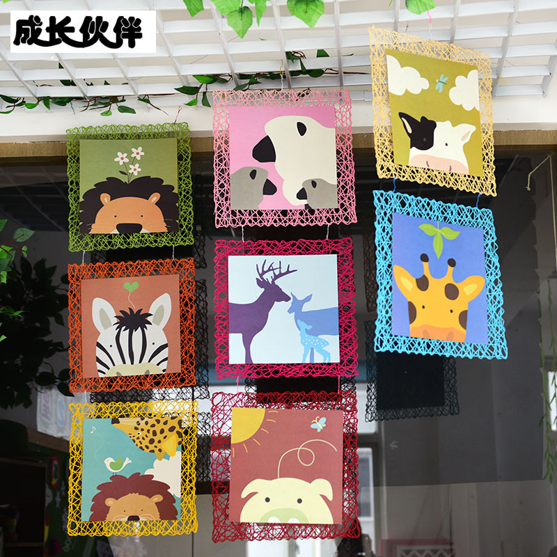 幼儿园吊饰 走廊挂饰教室装饰班级墙饰 儿童房空中创意背景布置