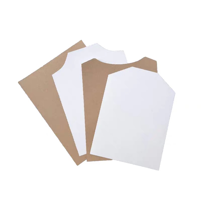 制双面白衬板纸服装包装衣服内衬纸板t恤衬衫折叠防皱叠衣卡纸