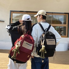 秀龙跨境男女学生双肩包大容量时尚旅行背包日系休闲女生潮流书包