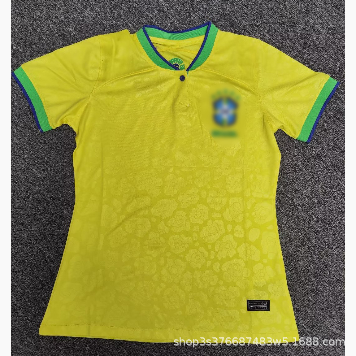 22-23巴西主场足球服女国家队世界杯球衣brazilnationalteamworld