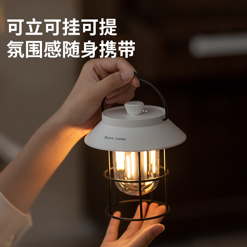 Cross-Border New Arrival Outdoor Camping Light Lighting Tent Light LED Outdoor Camping Emergency Light Convenient Home Garden Lamp