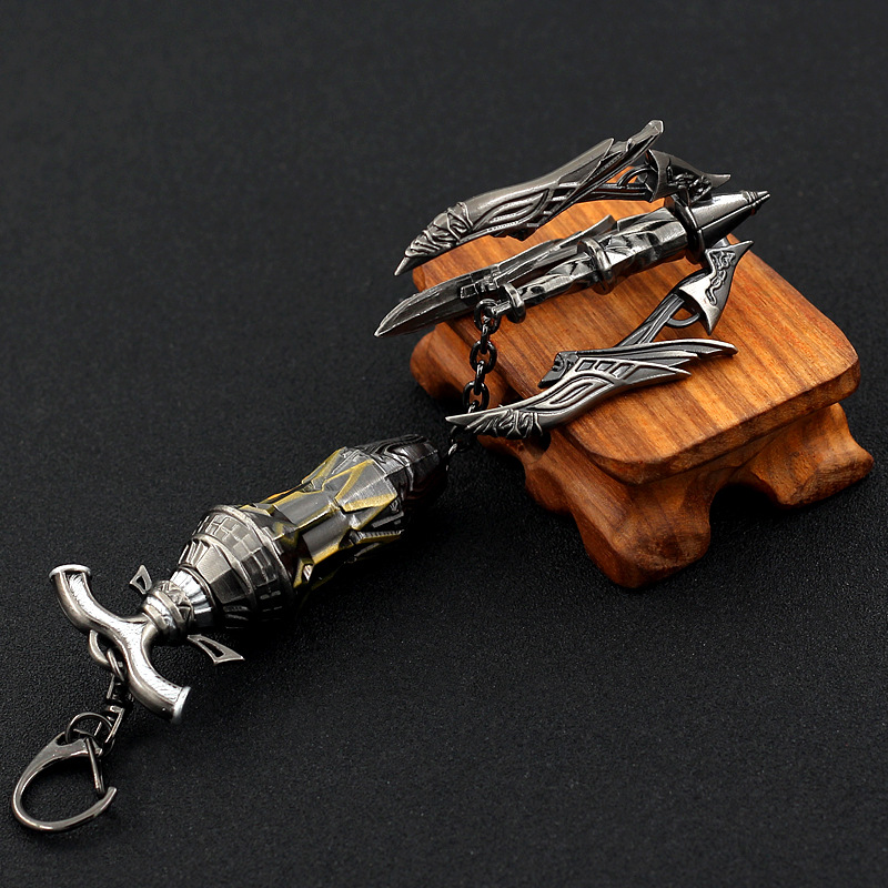 斗罗-大陆动漫周边前世唐三唐门暗器飞天神爪武器模型全金属摆件