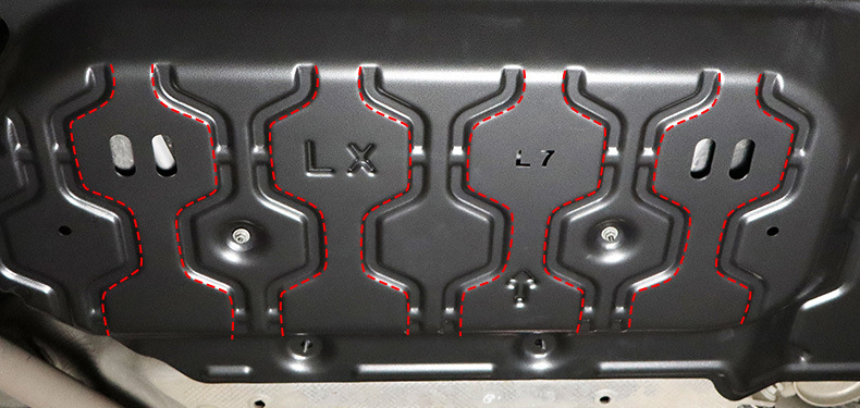 Suitable for Ideal L9 Battery Engine Lower Guard Plate Original Modified Wiring Harness Guard Plate Motor Chassis Guard Plate