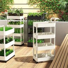 菜盆种菜盆阳台多层立体组合箱组合种植顶楼菜架草莓室内花架代发