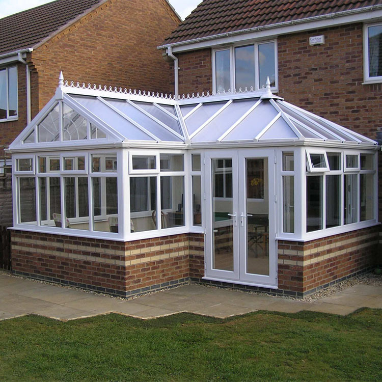 广东别墅欧式阳光房露台断桥铝合金门窗封阳台花园玻璃房阳光房