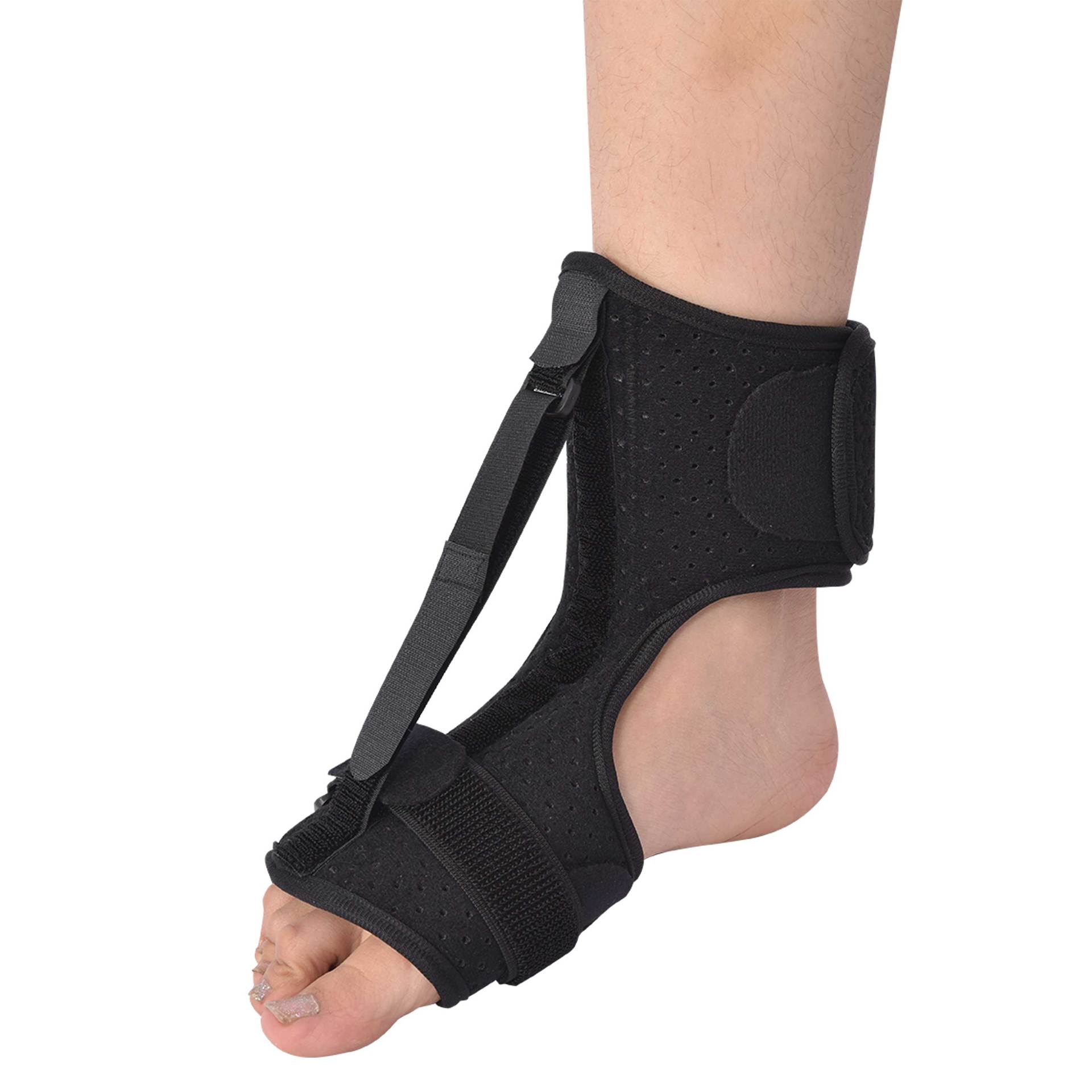 足下垂矫正带脚踝足固定带踝足固定保护带足下垂固定支具可调节