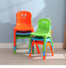家用儿童靠背坐椅餐椅塑料小板凳幼儿园小孩座椅宝宝大号防滑凳子