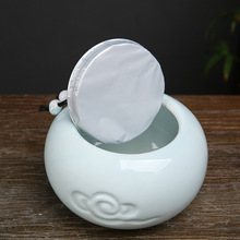 密封陶瓷茶叶罐便携家用旅行小号储物罐中号普洱罐存茶罐茶具配件