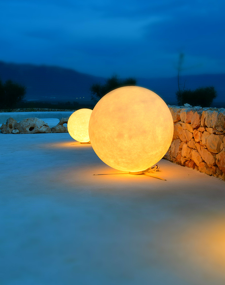 月球灯台灯户外公园花园草坪创意月亮工装展厅咖啡厅庭院落地灯具