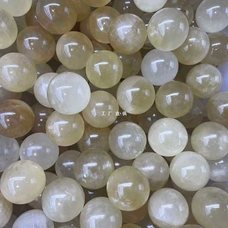 批发天然方解石球摆件球原石冰洲石配球多棉絮冰裂无底座-阿里巴巴