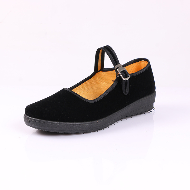 老北京一带布鞋女 礼仪黑色布鞋妈妈鞋工作鞋广场舞鞋现货批发