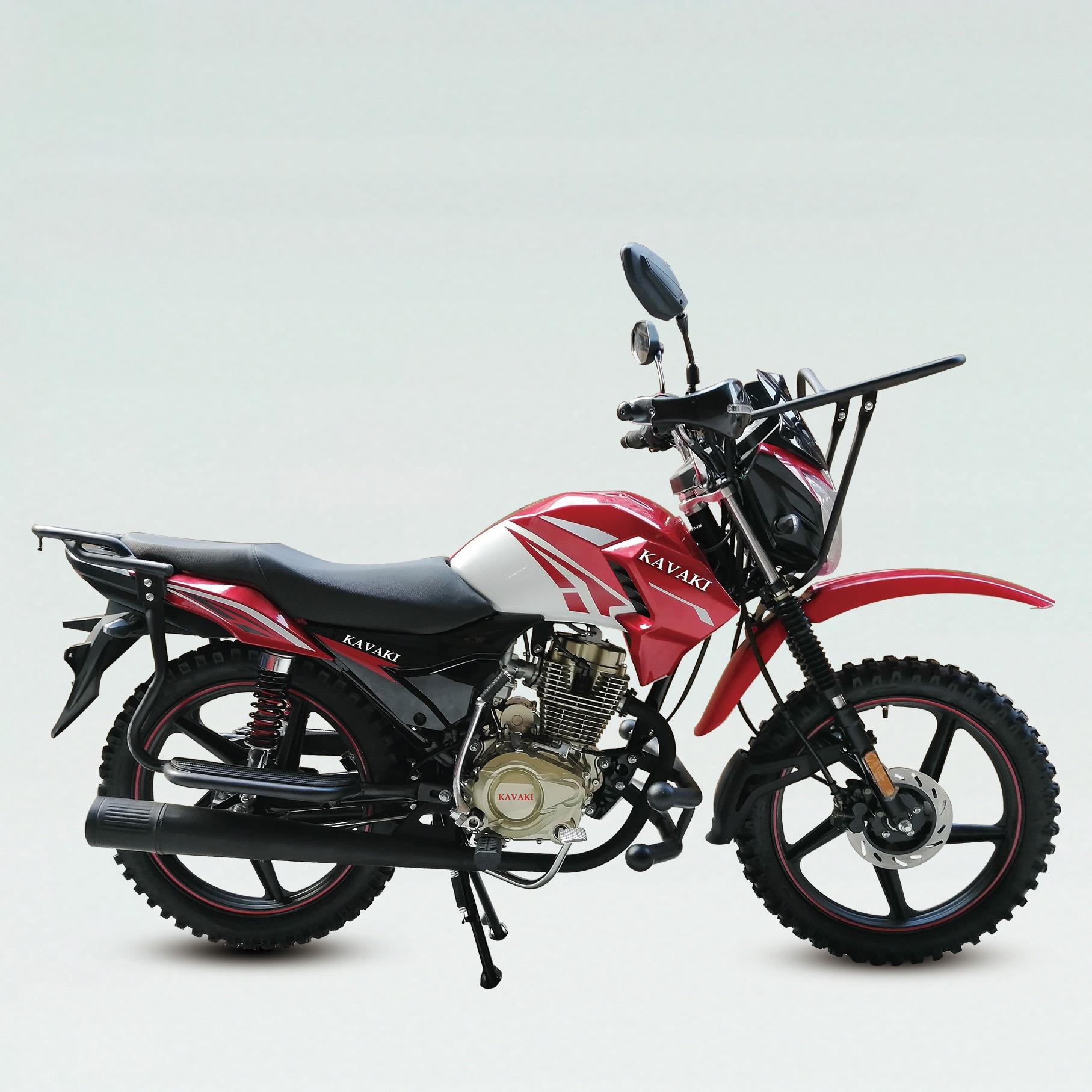 载客成人骑行两人摩托车带哑黑色大灯前货架125cc 150cc