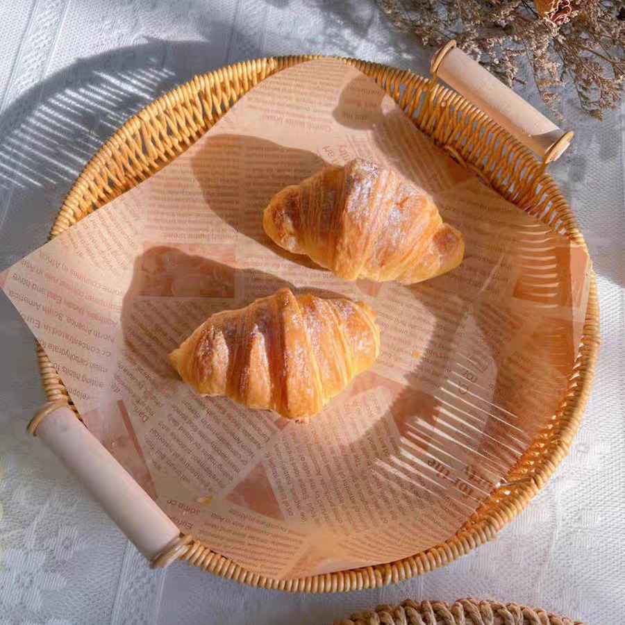 rattan-like storage basket portable bread dim sum plate fruit basket snack candy bread basket steamed bread round storage tray