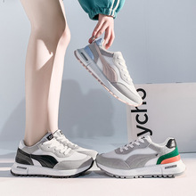 女式运动鞋2022秋季新款时尚韩版运动休闲鞋透气网面运动款老爹鞋