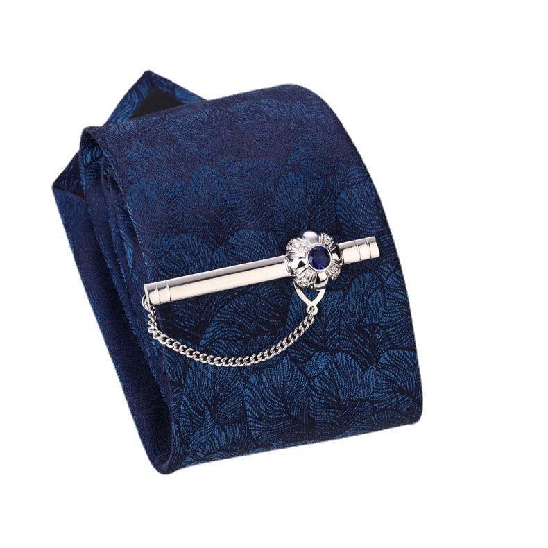 领带夹男士商务高档轻奢正装结婚领夹西装常服领带夹子男别针